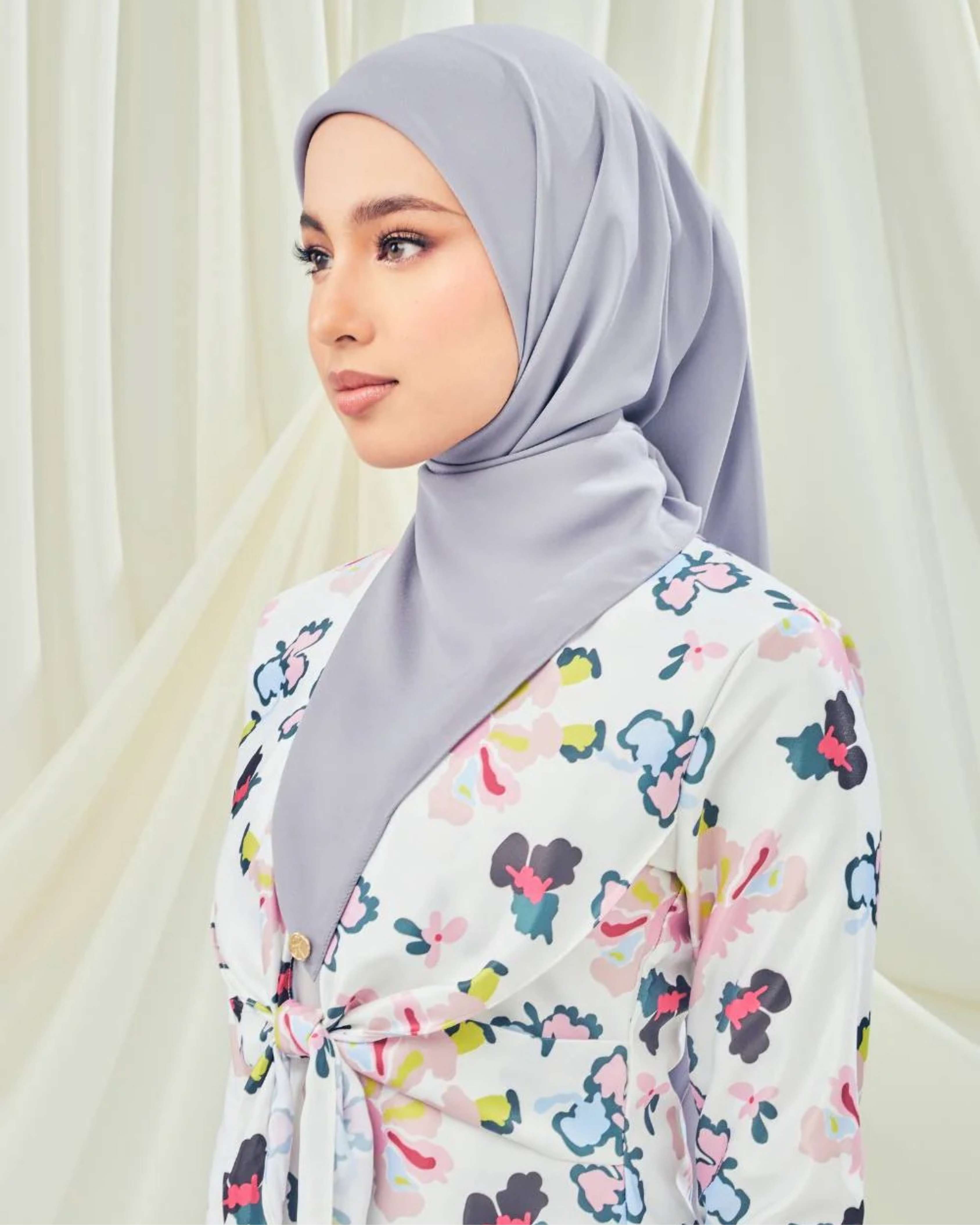 Petrascarves - Alyssa Basics Square (Dusty Grey)