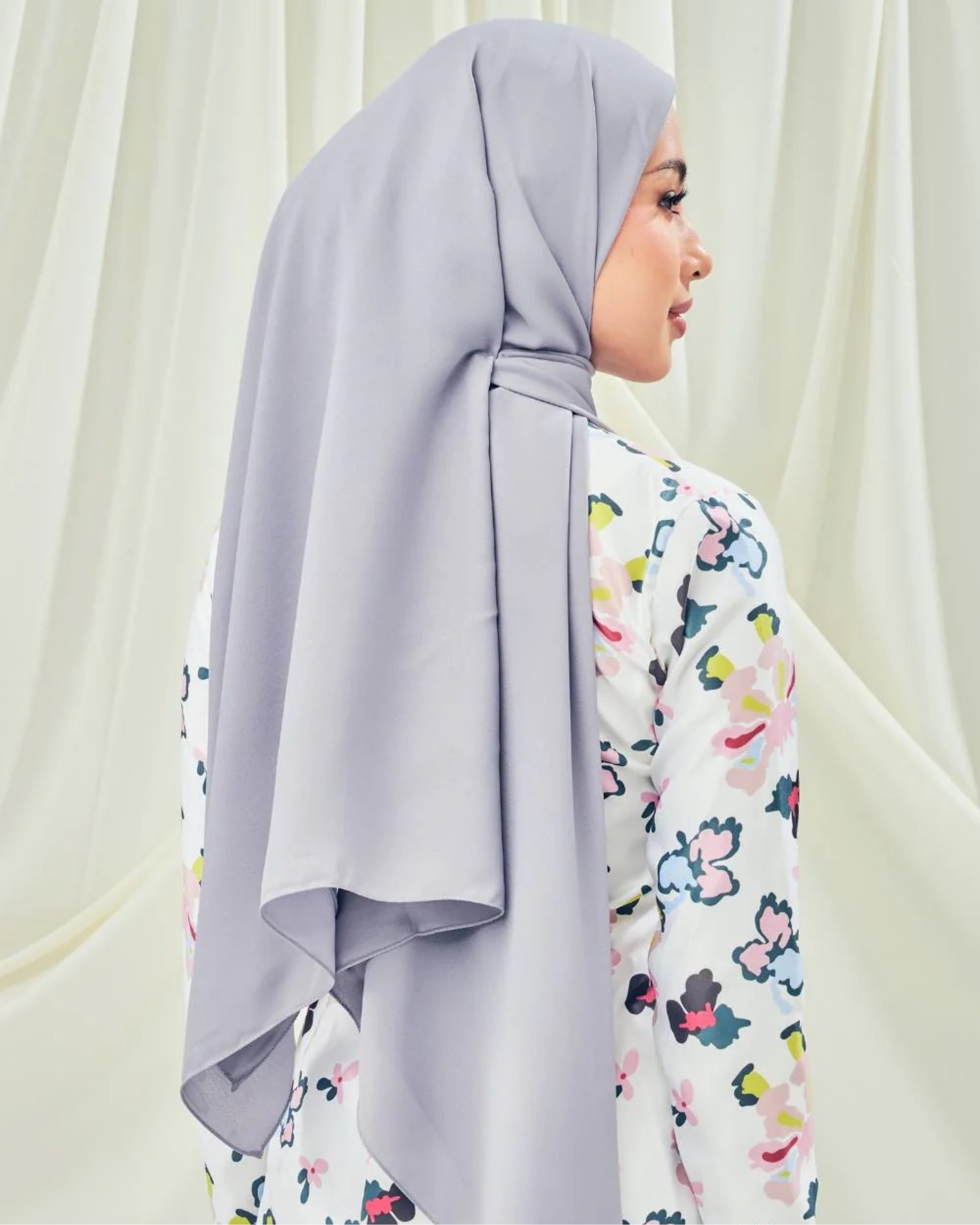 Petrascarves - Alyssa Basics Square (Dusty Grey)