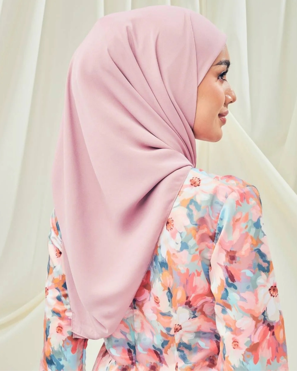 Petrascarves - Alyssa Basics Square (Dusty Rose)