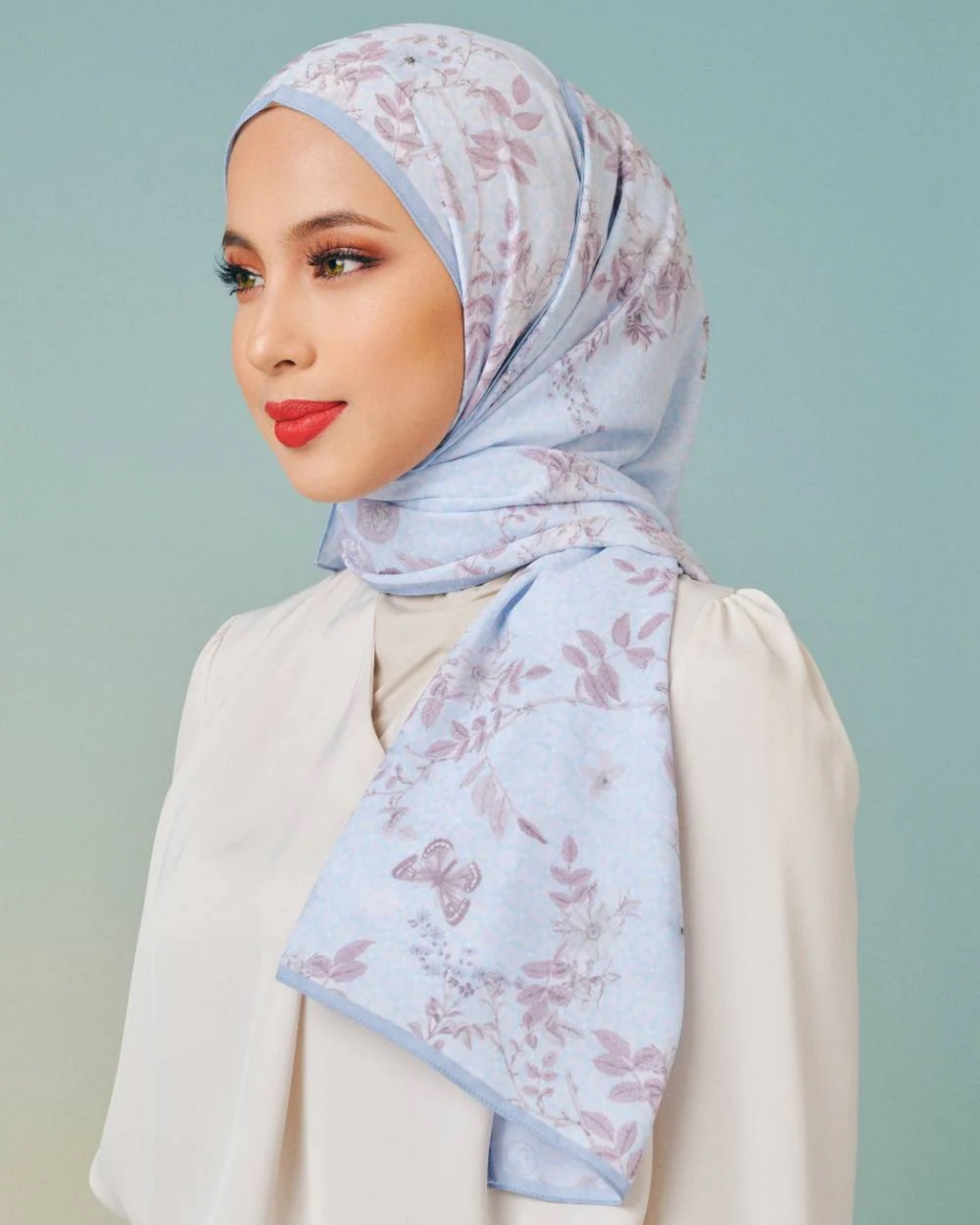 Petrascarves Oriental Collection Shawl (Blue Azure)