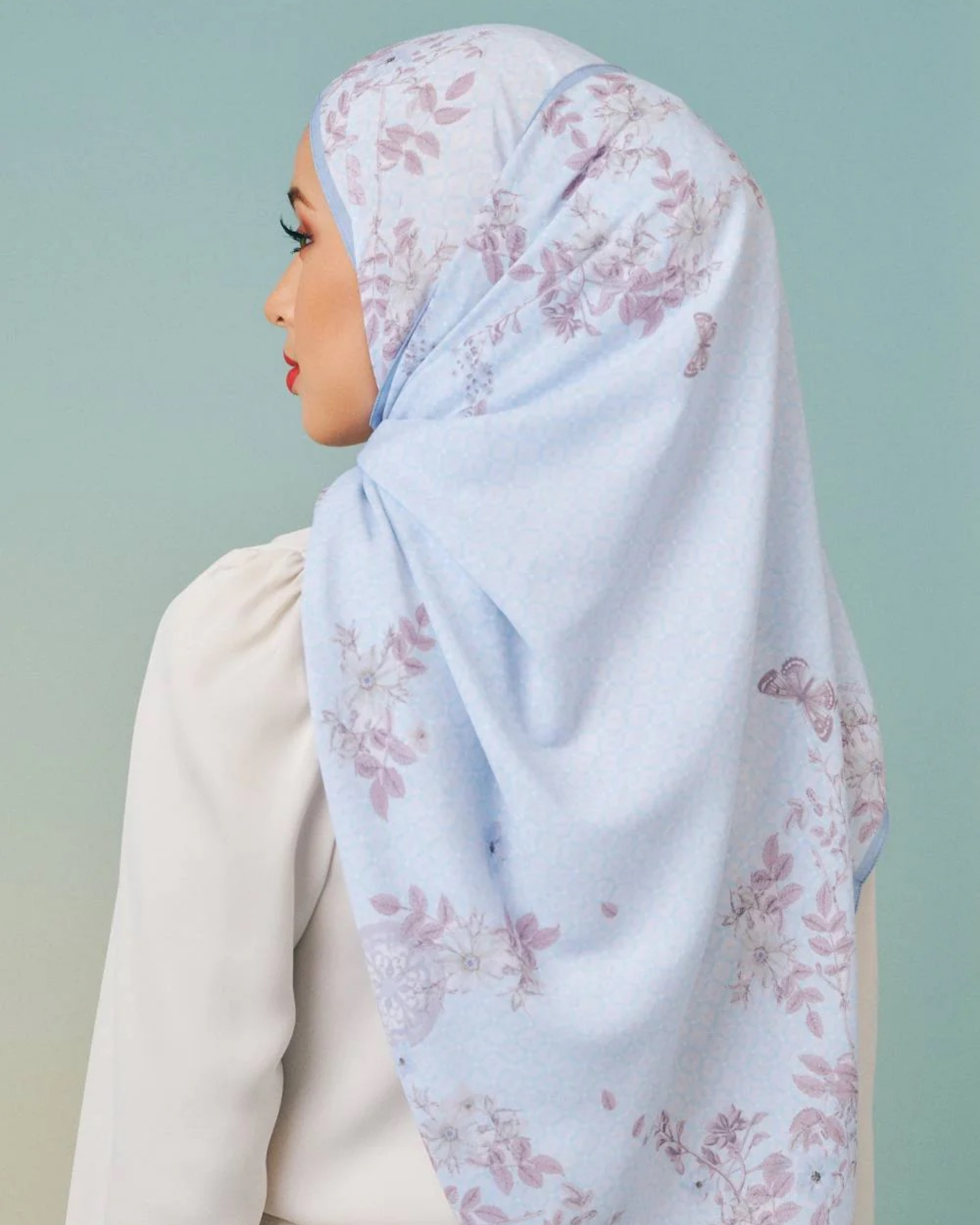 Petrascarves Oriental Collection Shawl (Blue Azure)