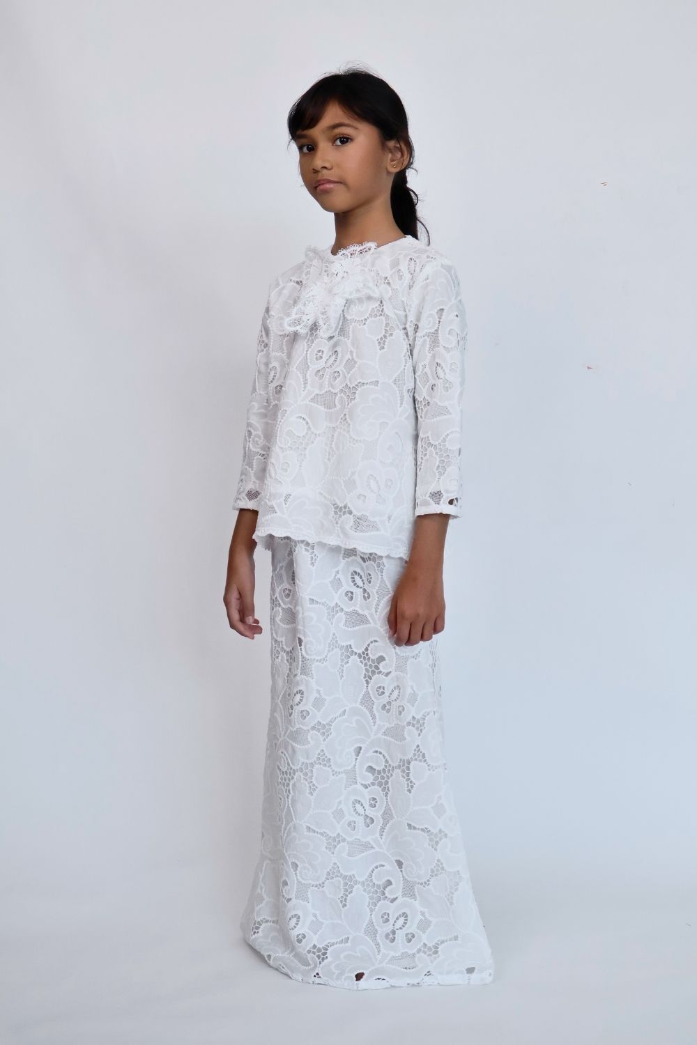 Waldorf Embroidered Kurung Kedah Kids