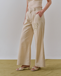 DEMI High-Waisted Pants - Butter Cream