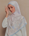 Petrascarves Blossom Raya Collection Shawl (Pastel Blue)