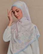Petrascarves Blossom Raya Collection Shawl (Pastel Blue)
