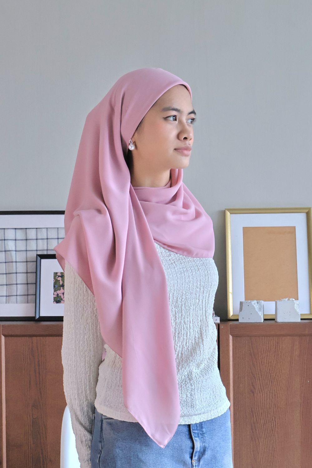 Petrascarves - Alyssa Basics Shawl (Pink)