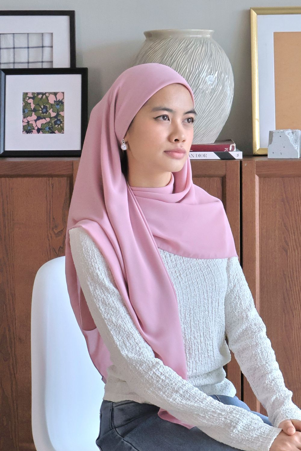Petrascarves - Alyssa Basics Shawl (Pink)