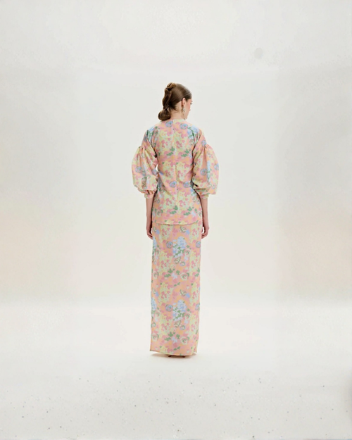 Clara Abstract Cuffed Modern Kebaya