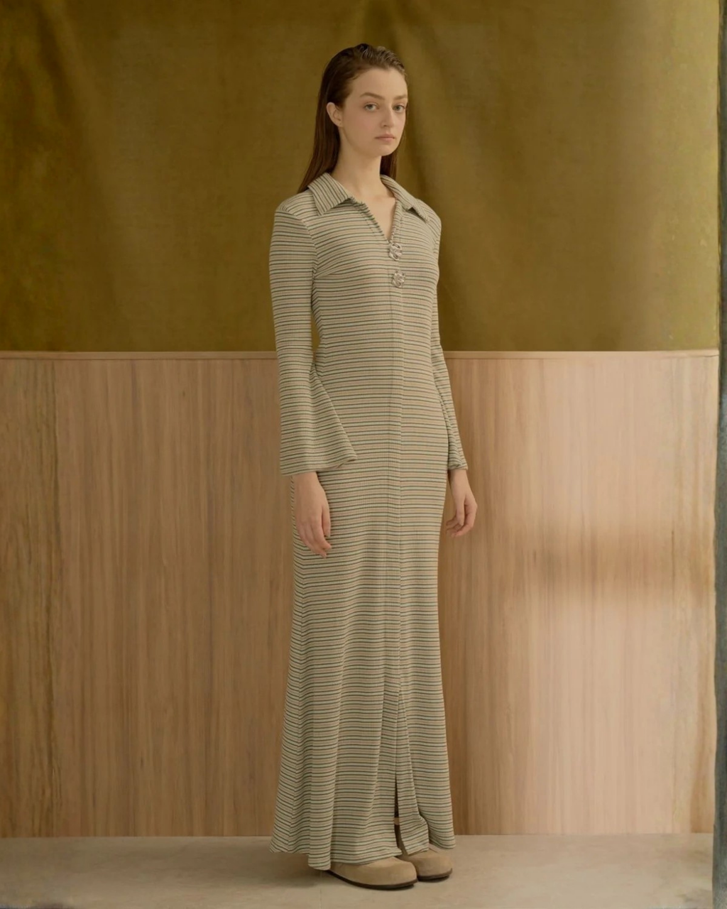 La Sera Dress (Blue Nude)