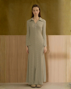 La Sera Dress (Blue Nude)