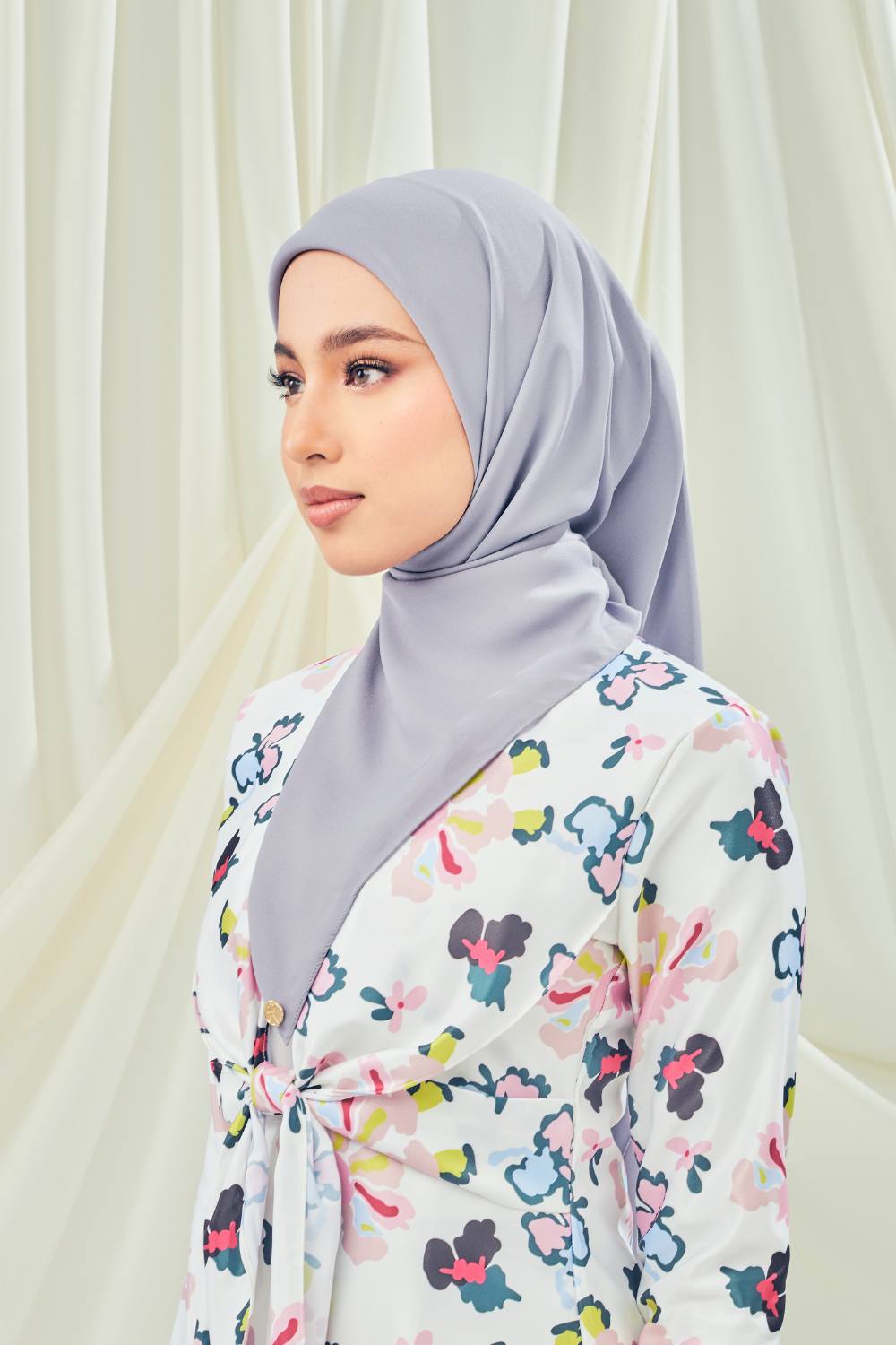Petrascarves - Alyssa Basics Square (Dusty Grey)
