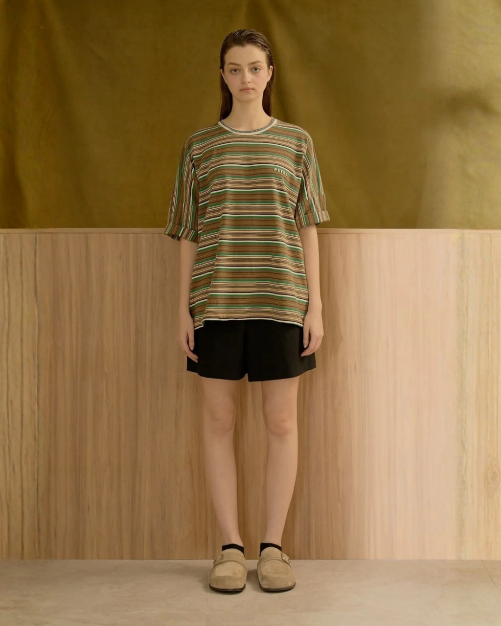 The Azur Tees (Green Brown)
