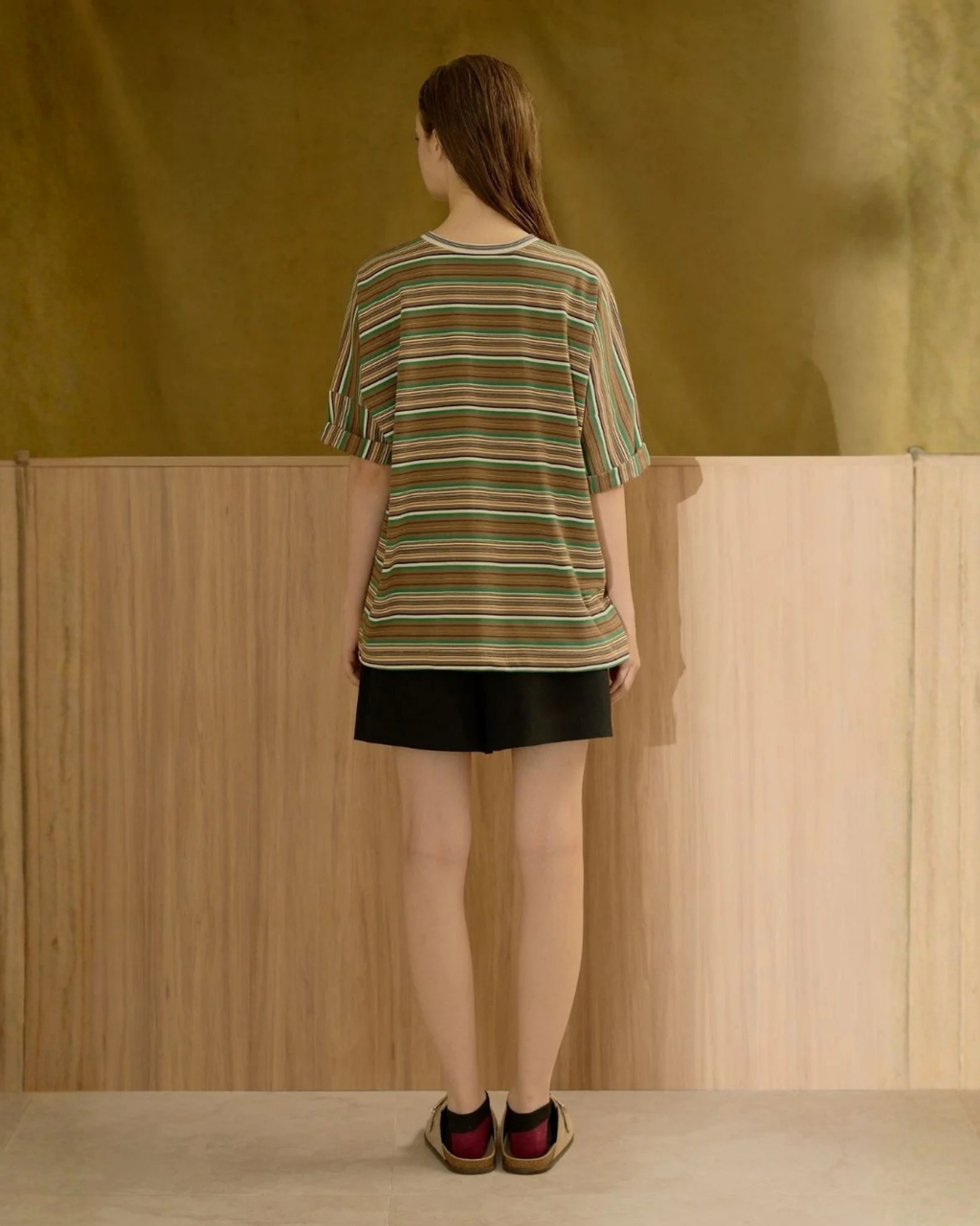 The Azur Tees (Green Brown)