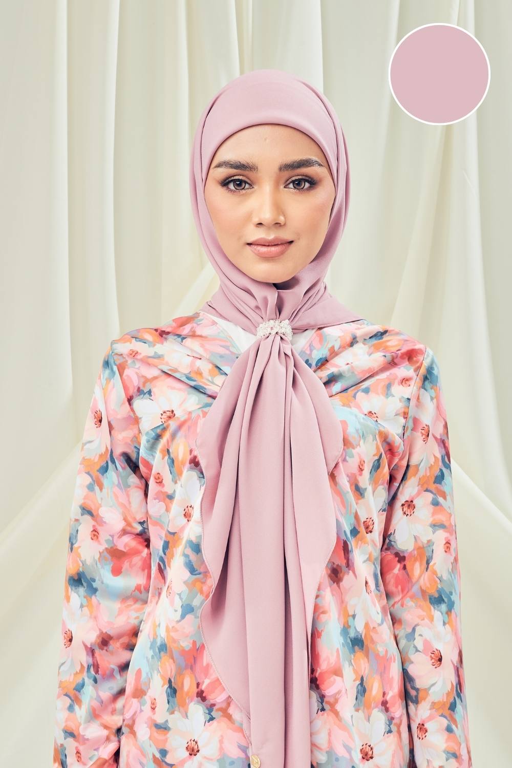 Petrascarves - Alyssa Basics Square (Dusty Rose)