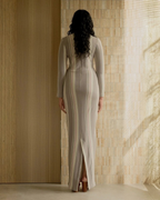Le Robe Raye (Grey/Pink)