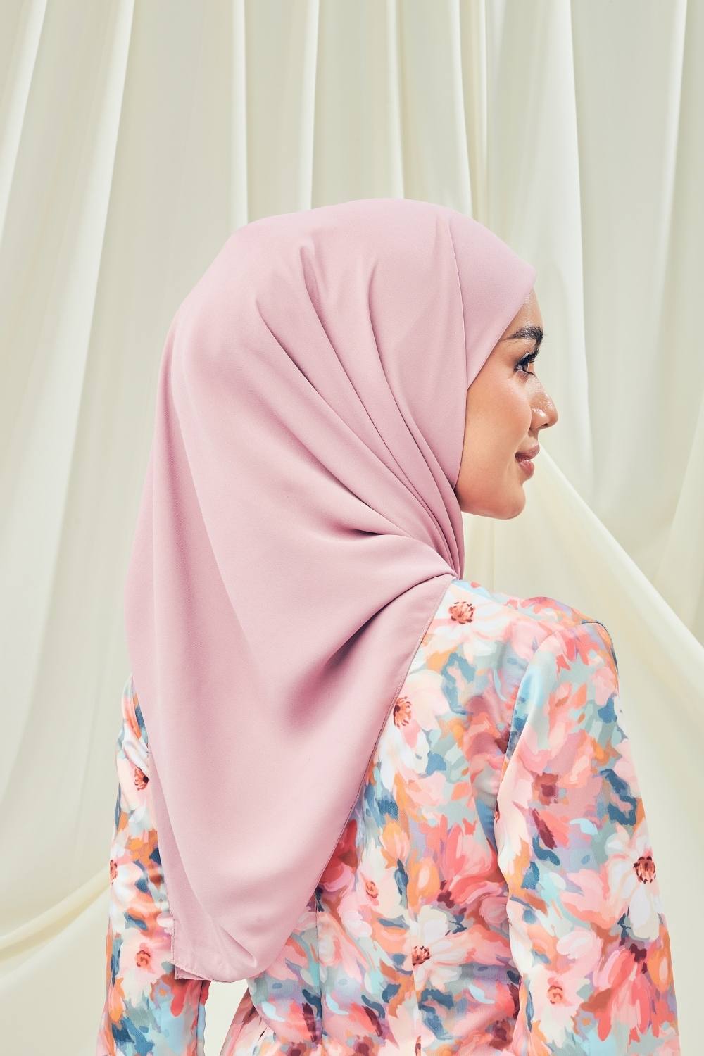 Petrascarves - Alyssa Basics Square (Dusty Rose)