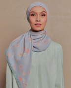 Petrascarves - Everbloome Collection Cotton Square (Bluebell)