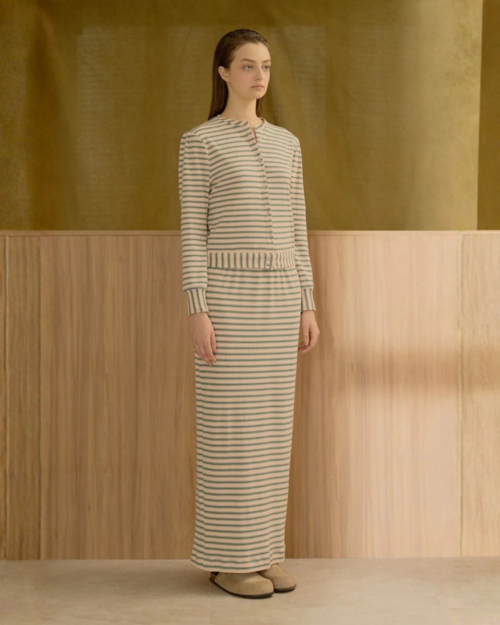 Netalia Cardigan And Skirt Set