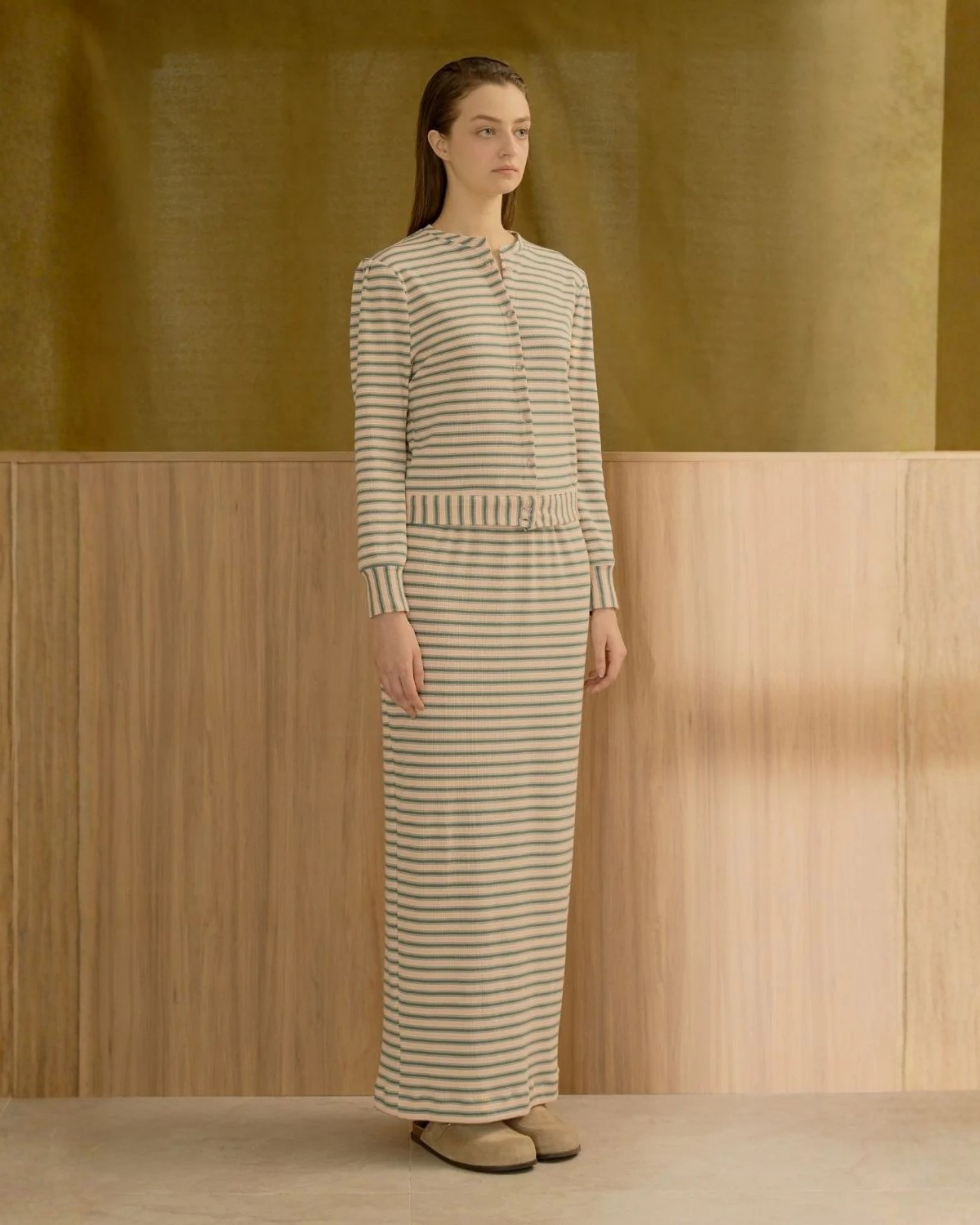 Netalia Cardigan And Skirt Set