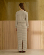 Netalia Cardigan And Skirt Set