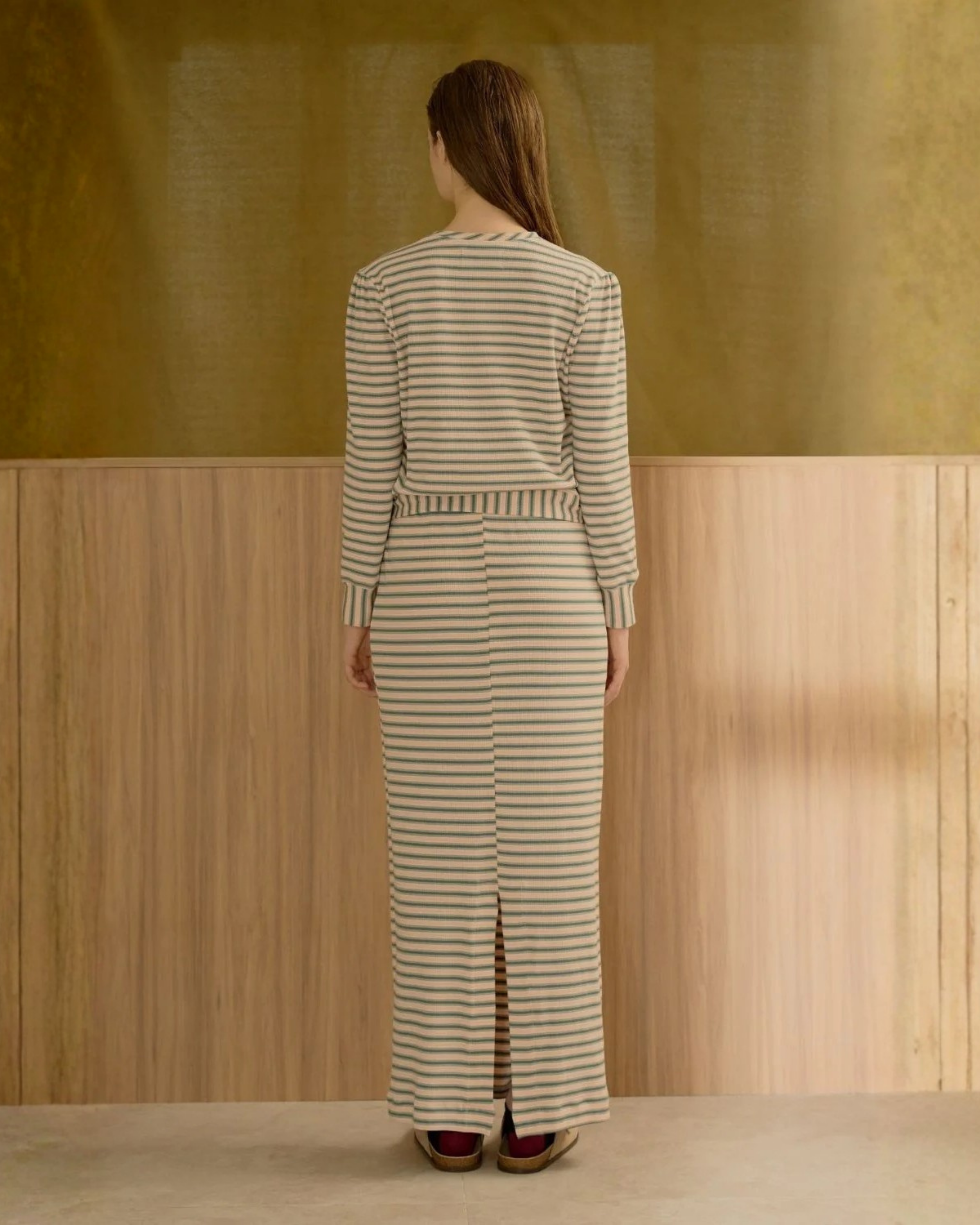 Netalia Cardigan And Skirt Set