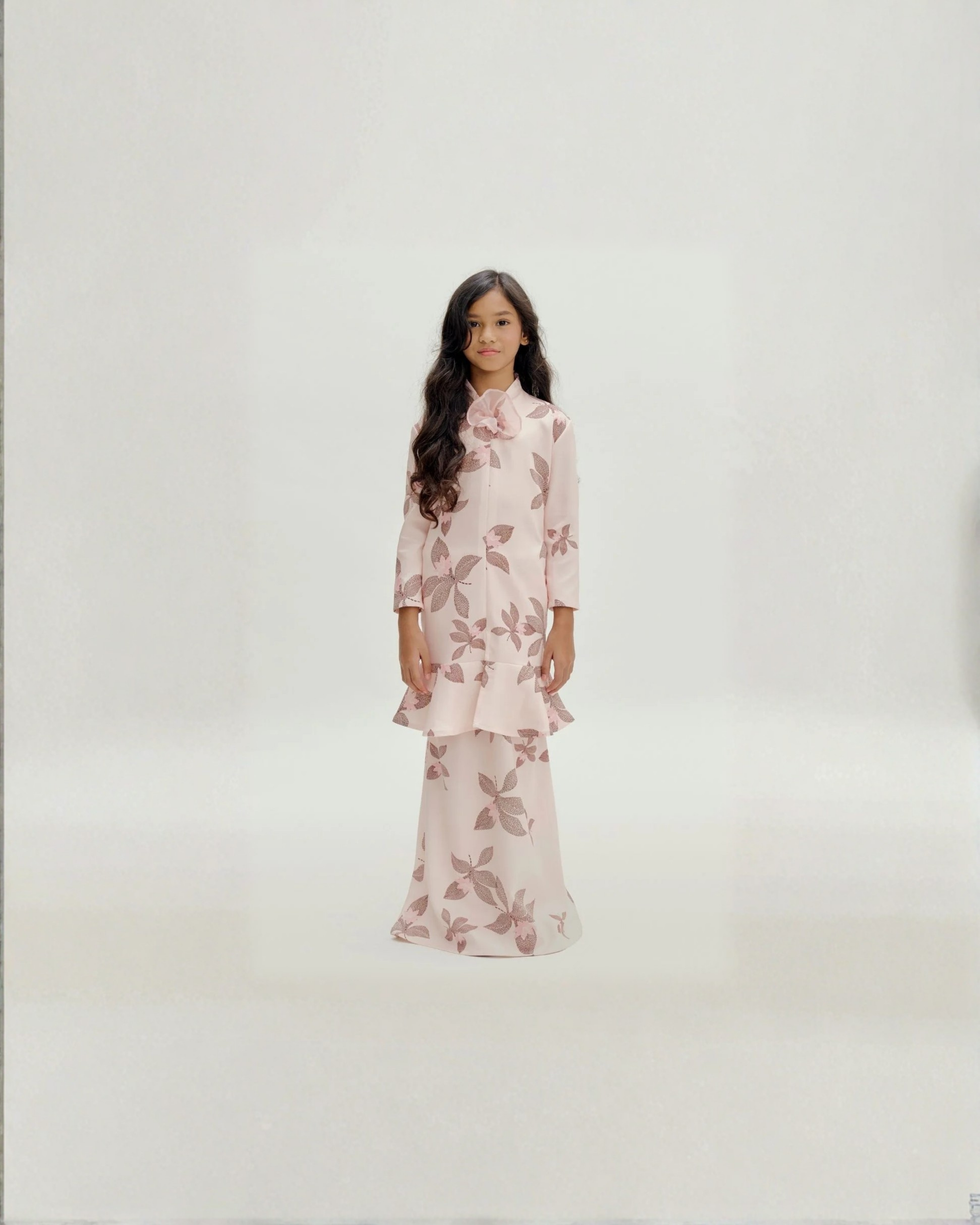 Mendela Ruffles Modern Kurung Kids