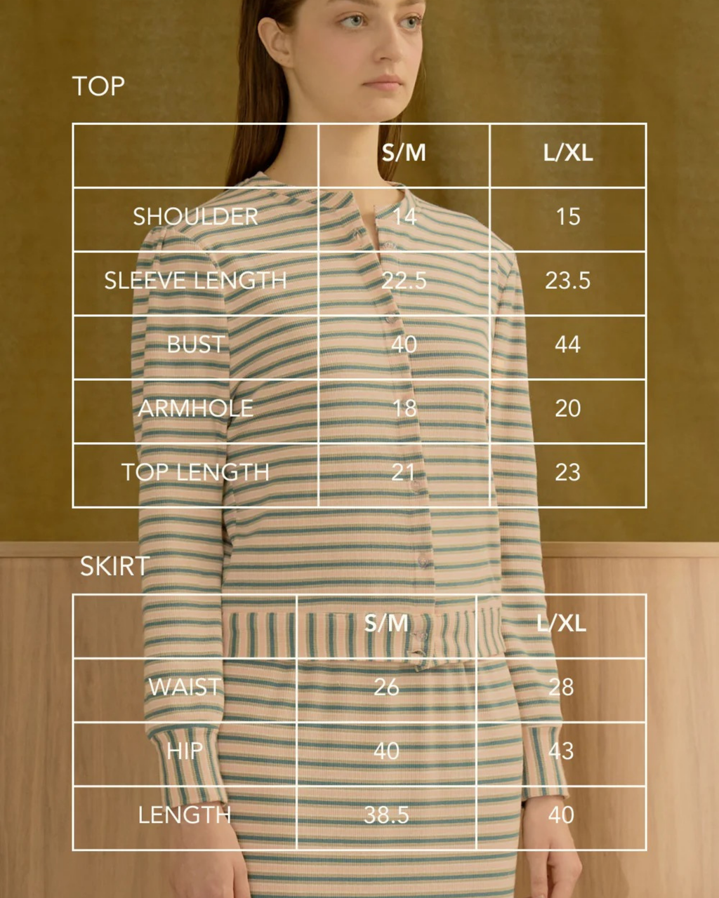 Netalia Cardigan And Skirt Set