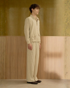 Le Montaigne Bomber With Pants Set (Beige)