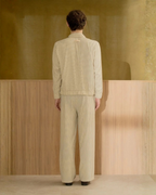 Le Montaigne Bomber With Pants Set (Beige)
