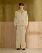 Le Montaigne Bomber With Pants Set (Beige)