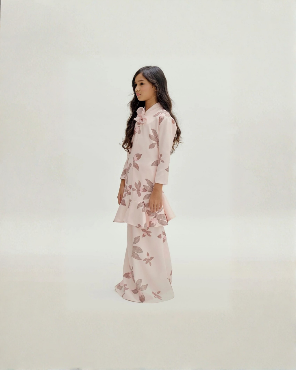 Mendela Ruffles Modern Kurung Kids
