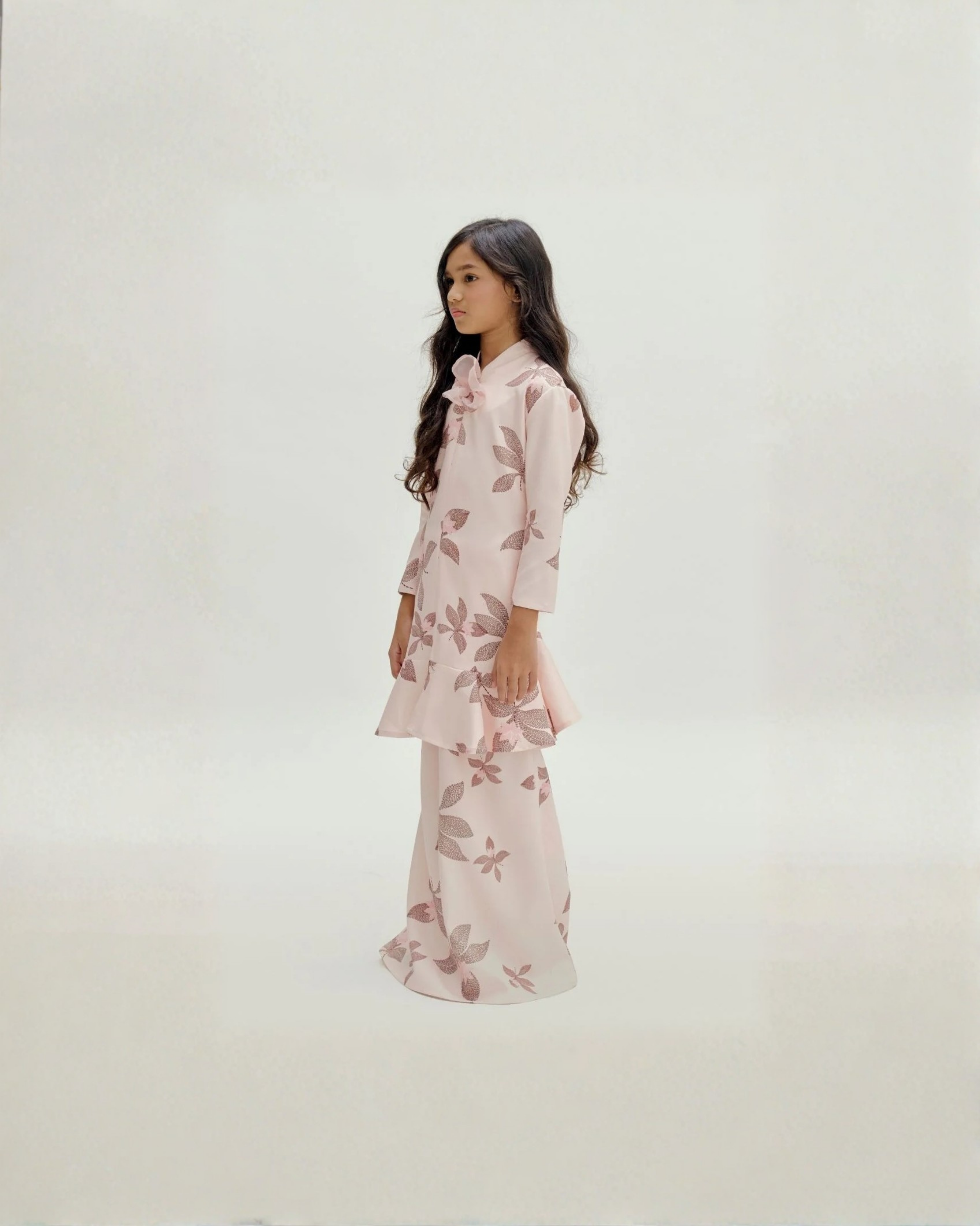 Mendela Ruffles Modern Kurung Kids