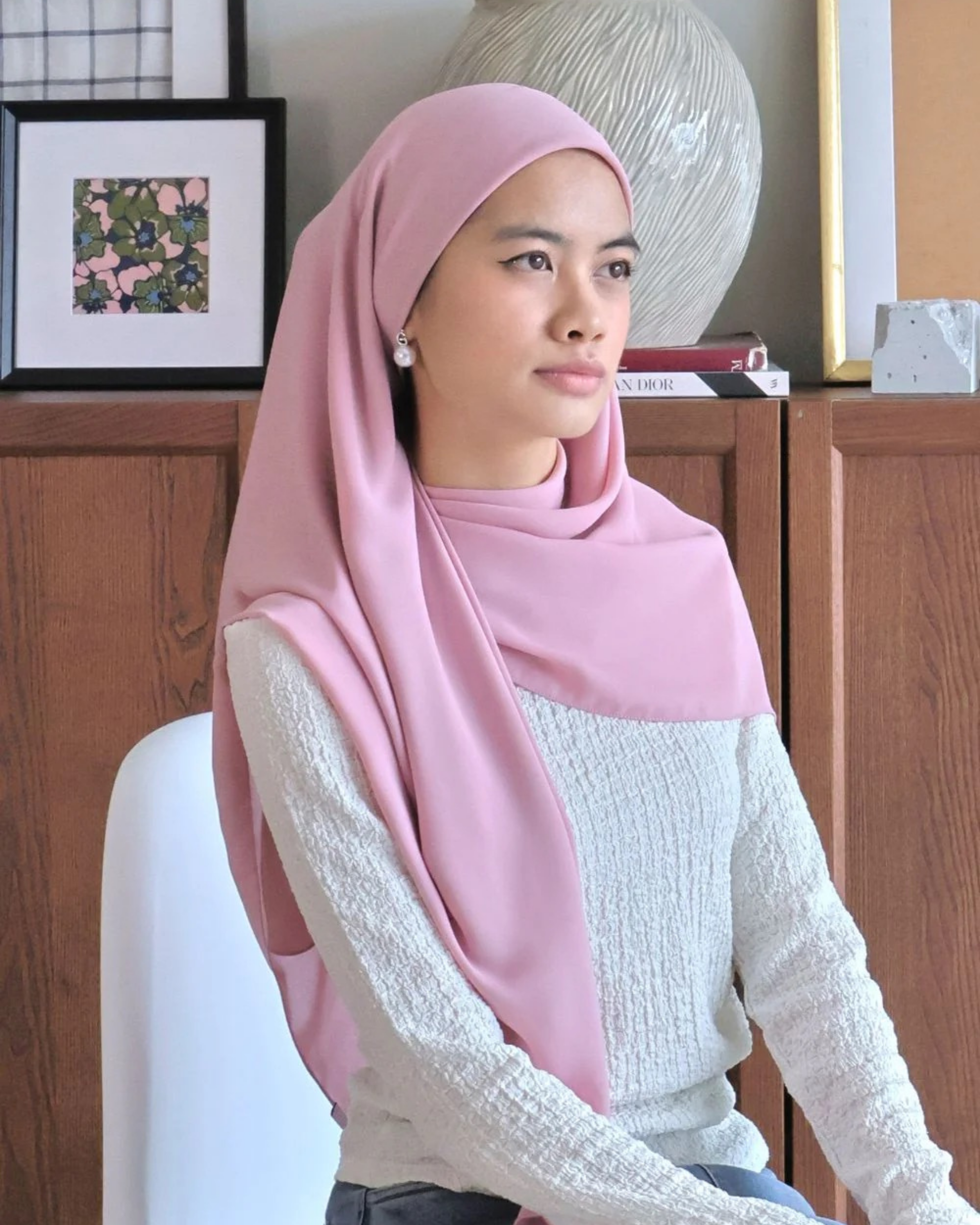 Petrascarves - Alyssa Basics Shawl (Pink)