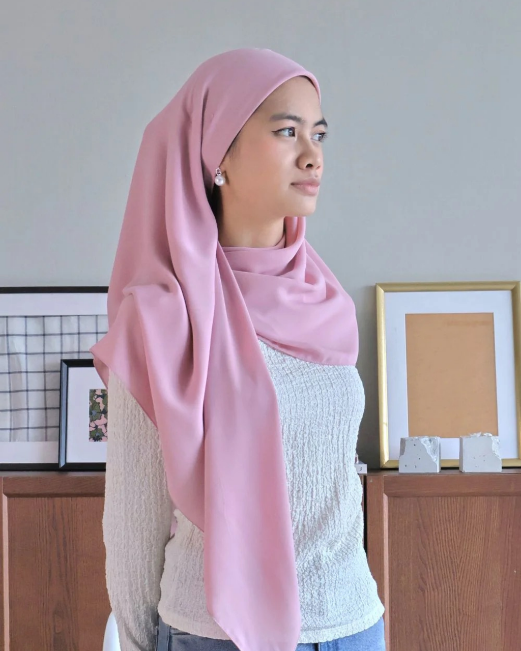Petrascarves - Alyssa Basics Shawl (Pink)