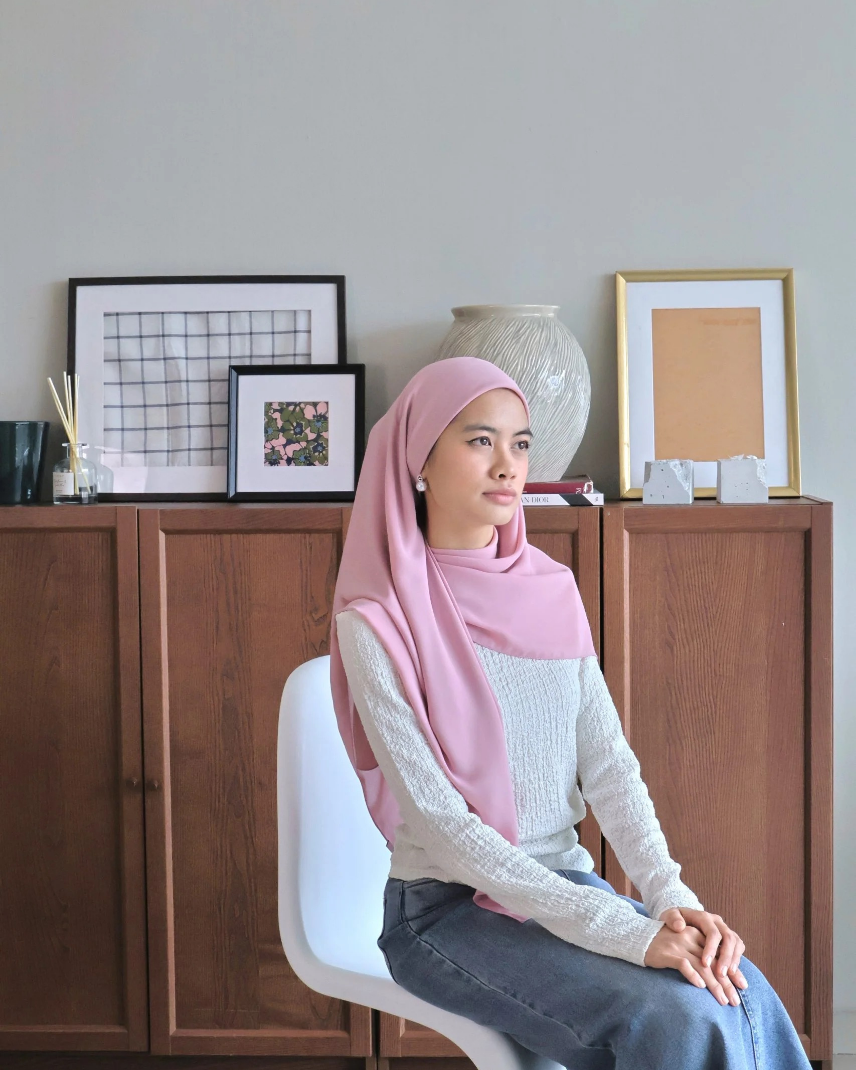 Petrascarves - Alyssa Basics Square (Pink)