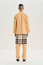 Abraham Baju Melayu Teluk Belanga - Butter Peach