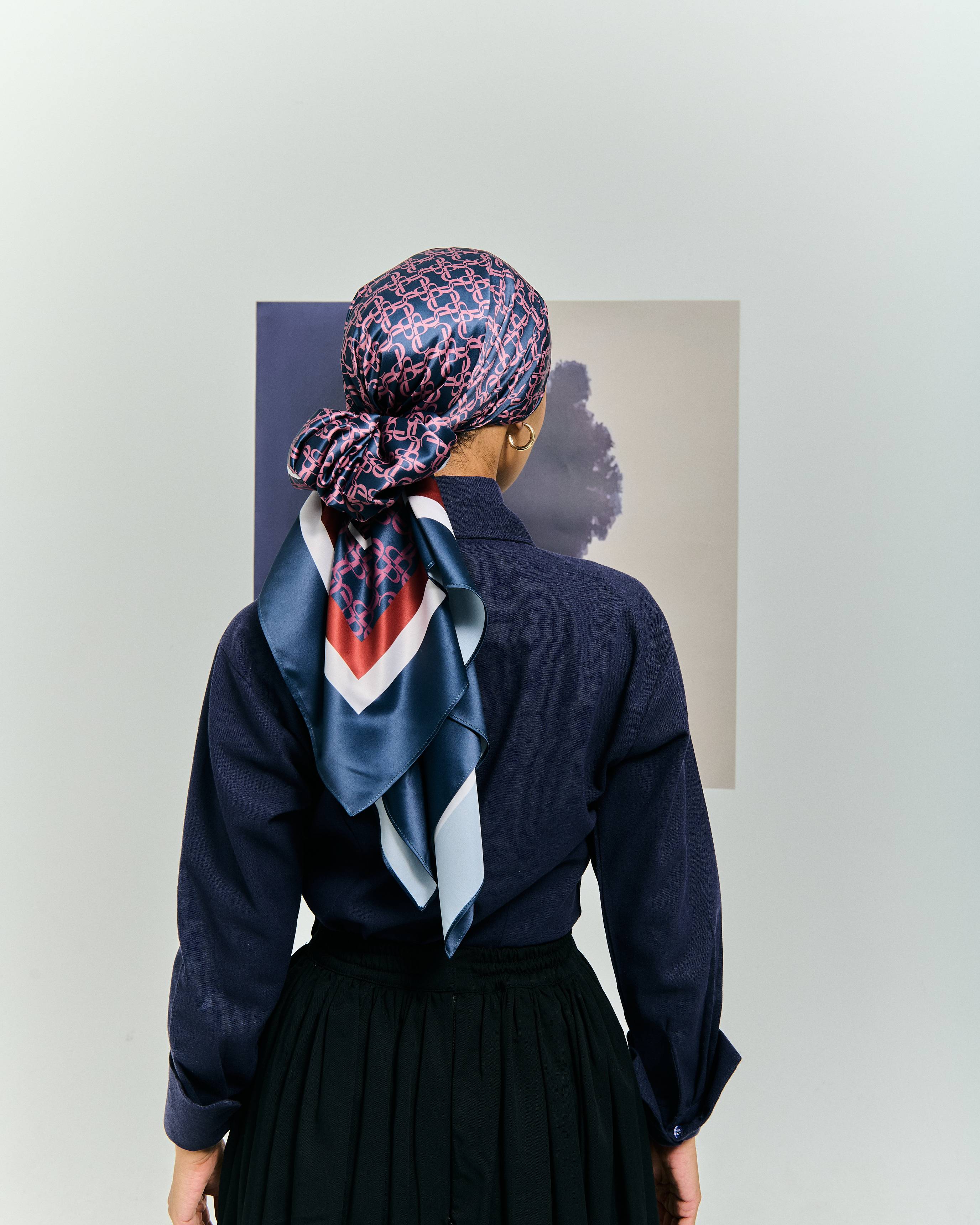 The Signature Monogram - Midnight Blue