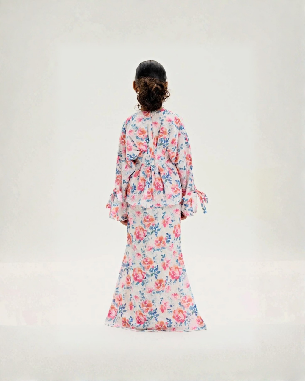 Eleanor Cotton Eyelet Mini Kurung Kids