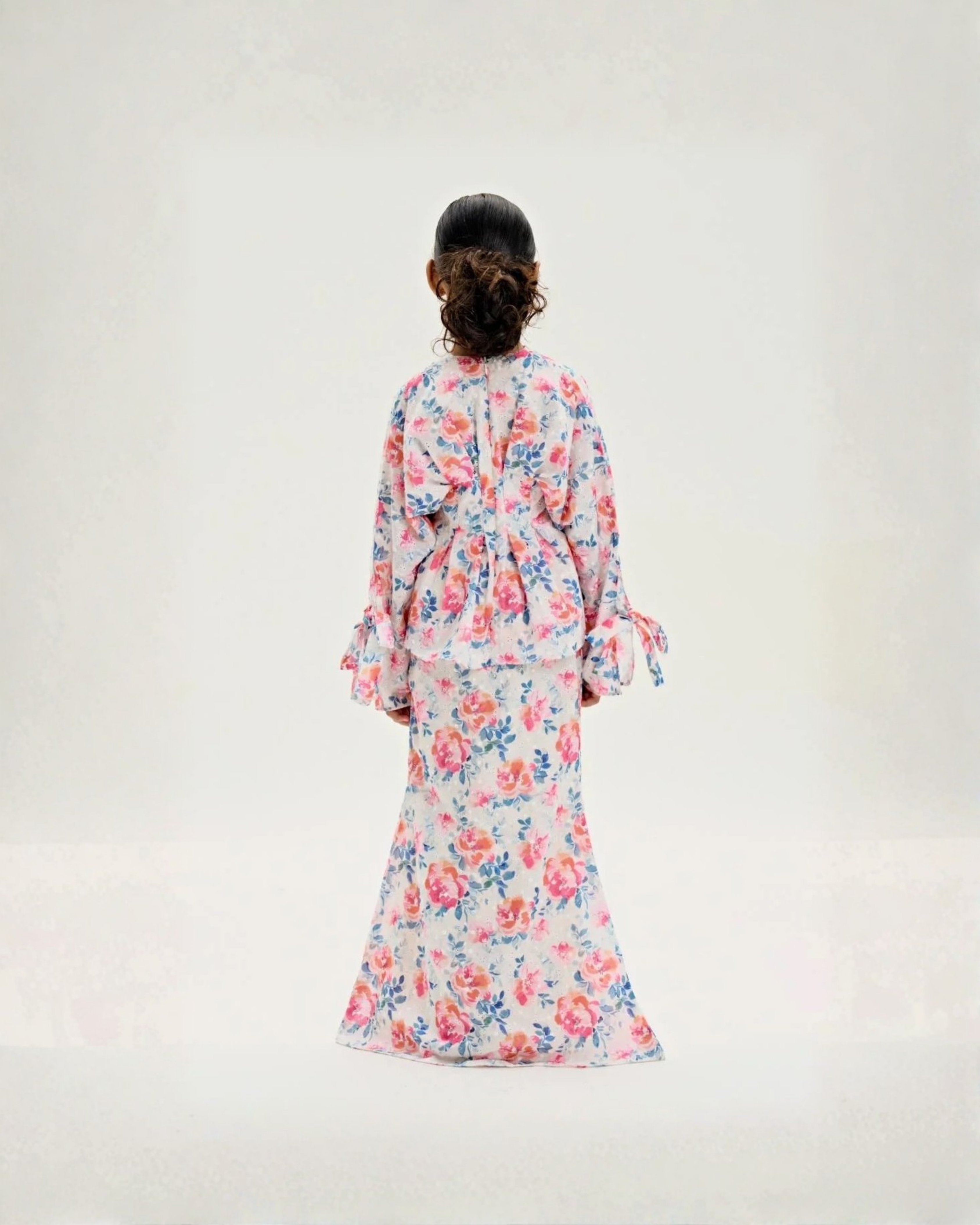 Eleanor Cotton Eyelet Mini Kurung Kids