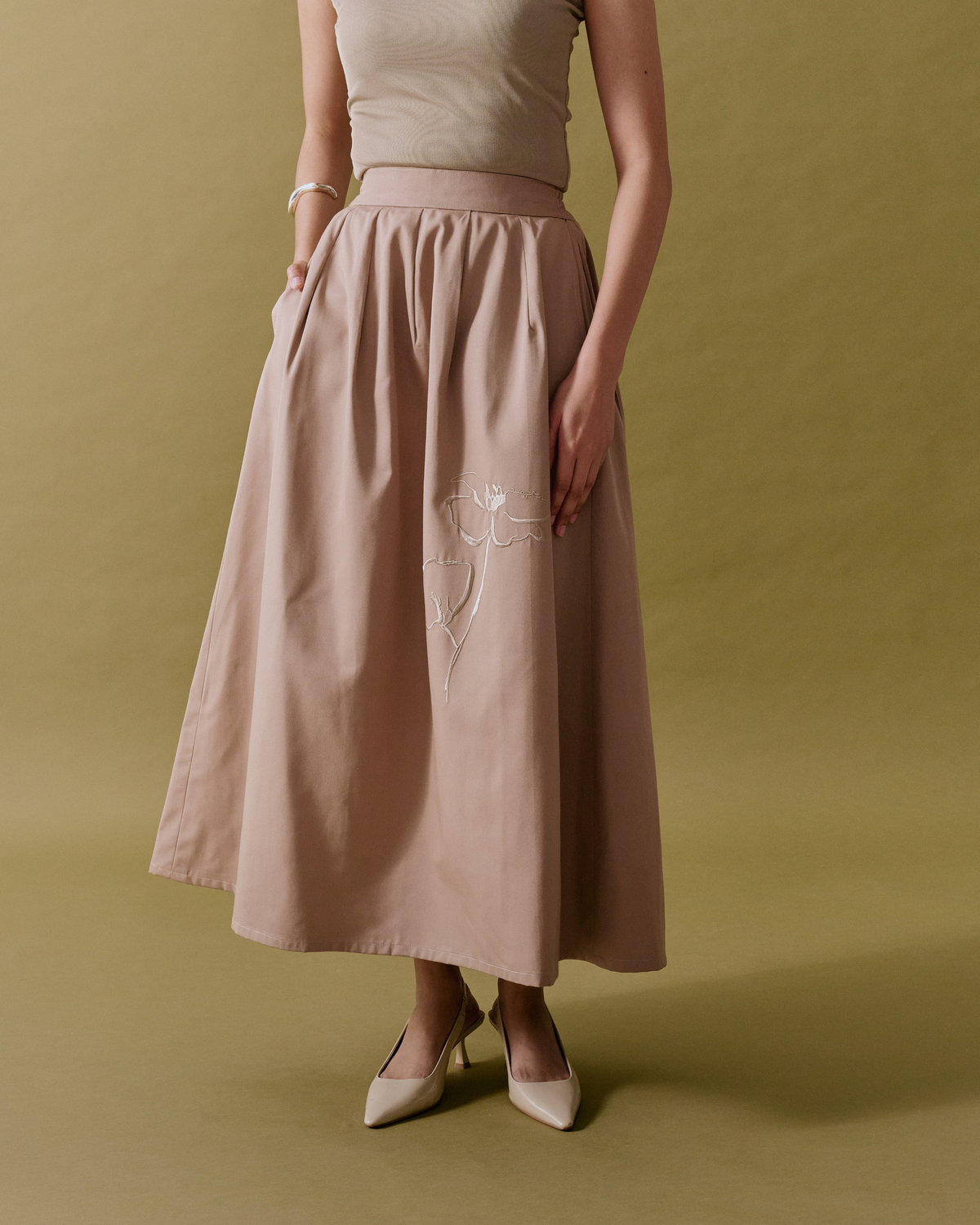 Lynette Skirt - Brown
