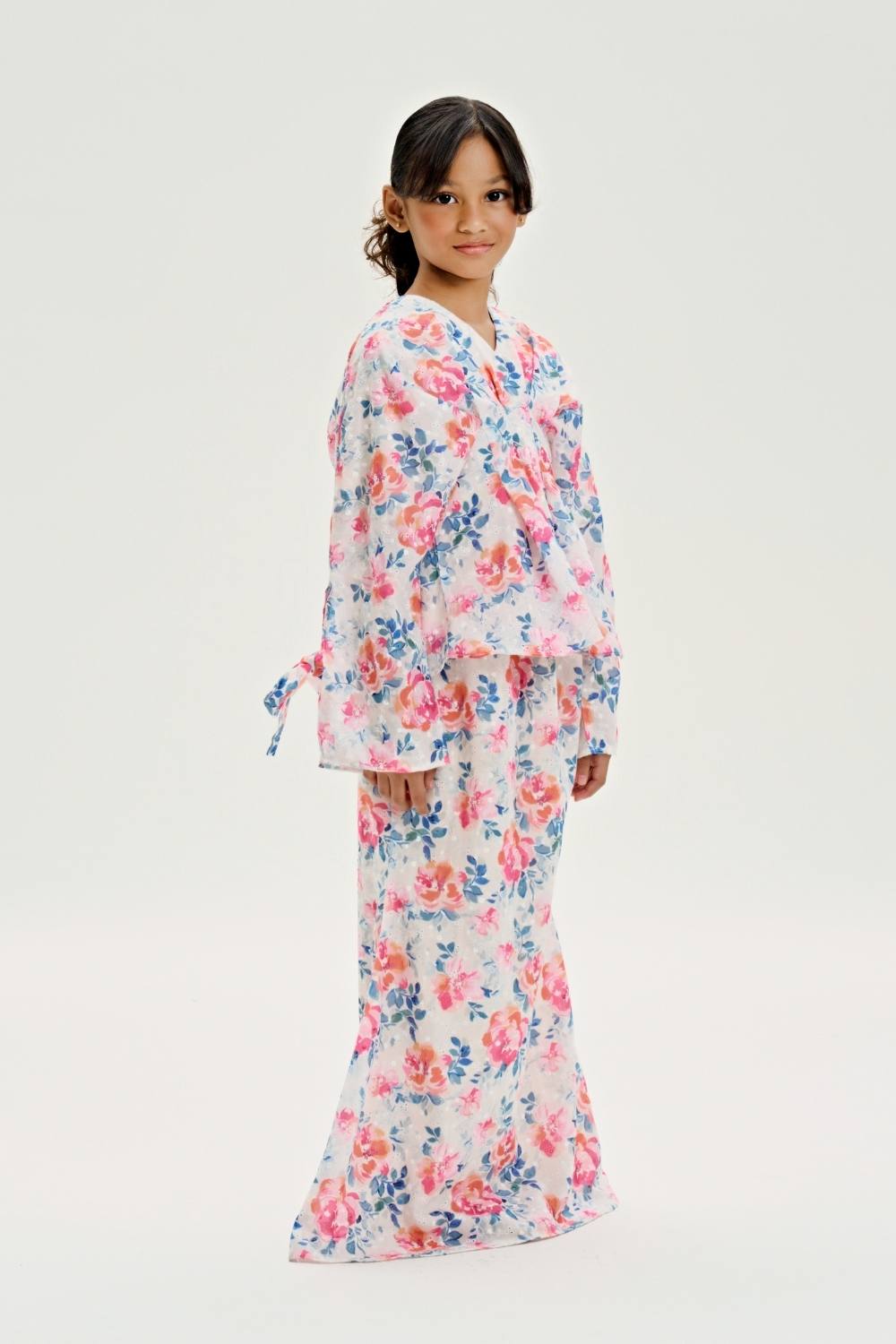 Eleanor Cotton Eyelet Mini Kurung Kids