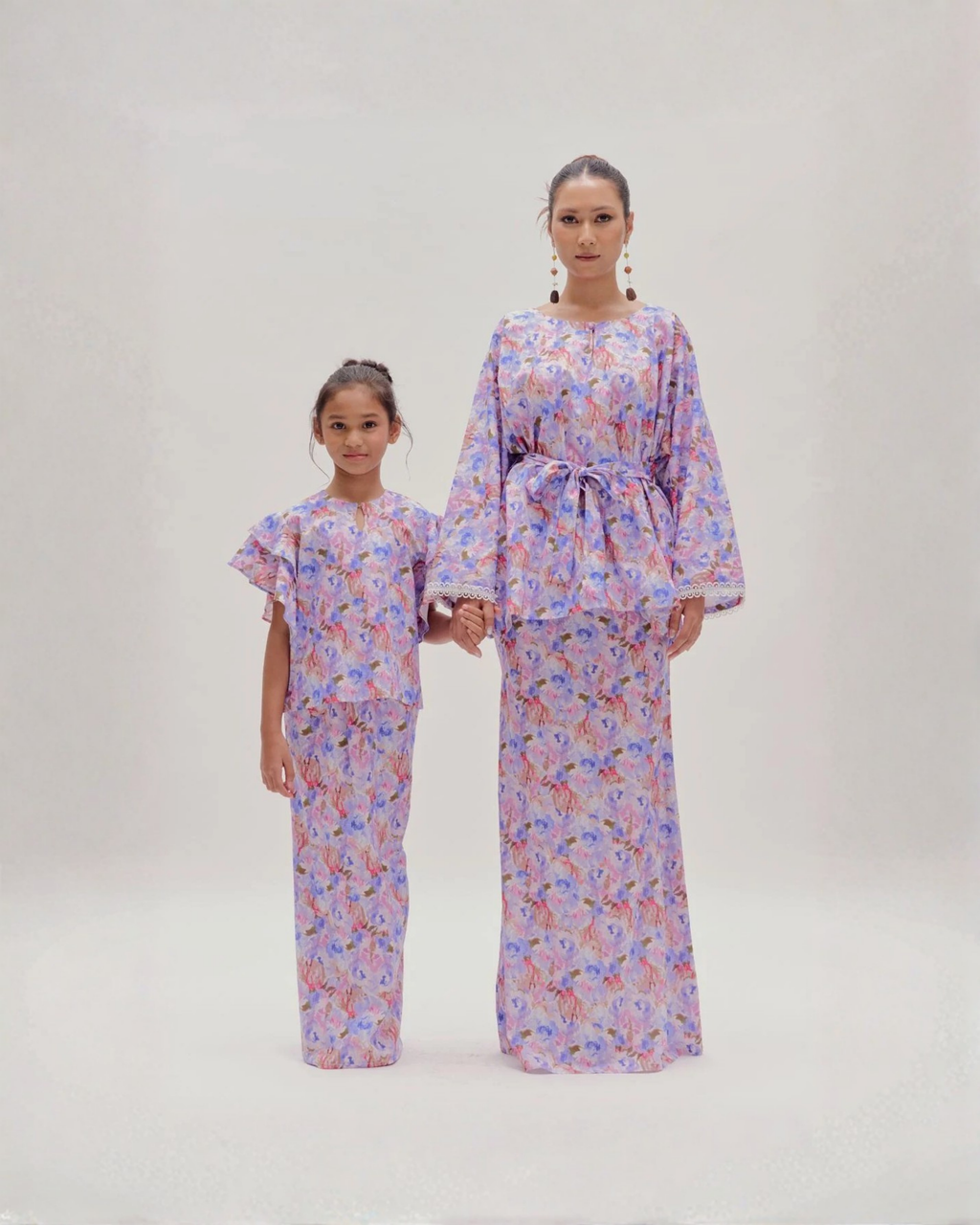 Lola Cotton Lace Kurung With Belt