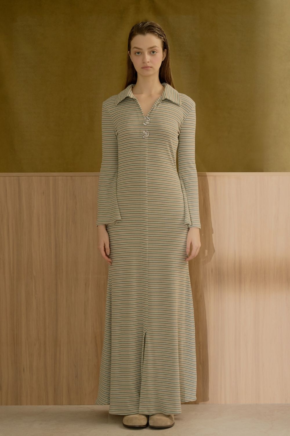 La Sera Dress (Blue Nude)