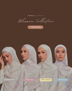 Petrascarves Blossom Raya Collection Shawl (Pinkish Nude)