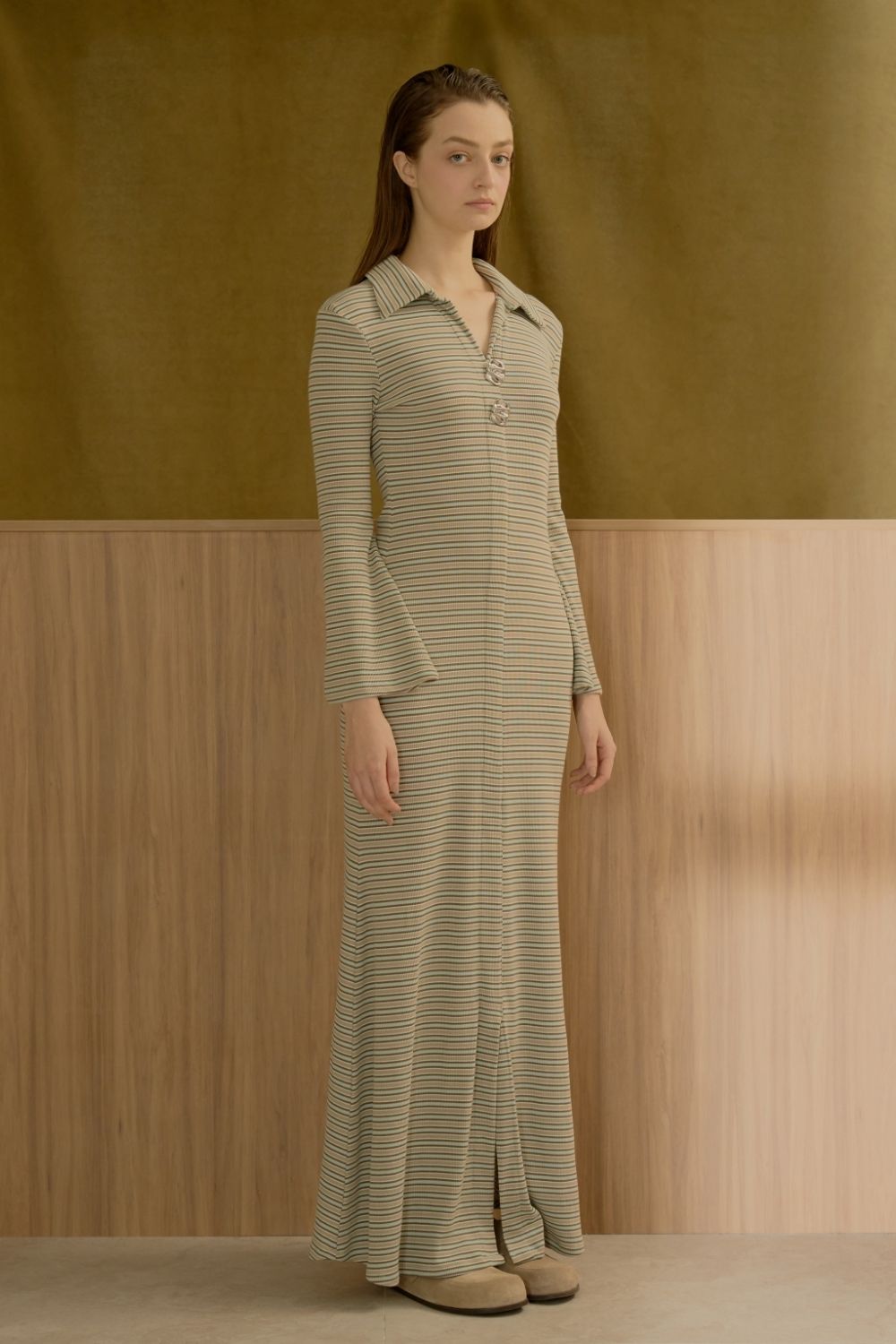 La Sera Dress (Blue Nude)