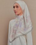 Petrascarves Blossom Raya Collection Square (Greenish Gray)