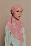 Petrascarves - Everbloome Collection Cotton Square (Crimson)