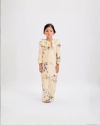 Hailey Kurung In Soft Yellow (Kids)