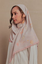 Petrascarves - Everbloome Collection Cotton Square (Ash Grey)
