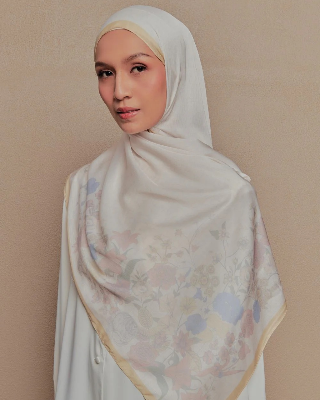 Petrascarves Blossom Raya Collection Shawl (Pastel Yellow)